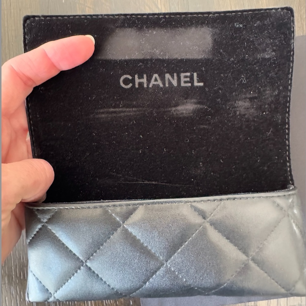 CHANEL Titanium CC Pilot Rimless Aviator Sunglasses - Picture 7 of 7